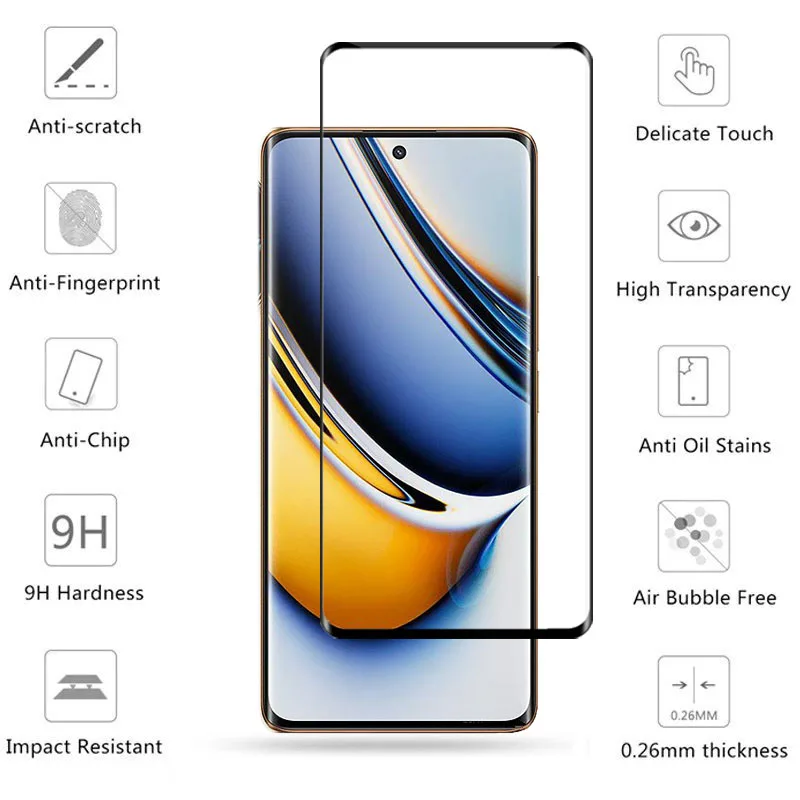 2Pcs Glass For Realme 11 Pro Plus Tempered Glass Screen Protector For Realme 11 Pro Plus Lens Film Realme 11 Pro Plus Glass 6.7