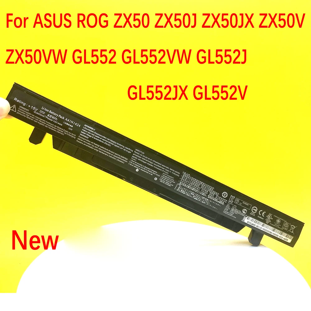 Новинка, A41N1424 Аккумулятор для ноутбука ASUS ROG ZX50 ZX50J ZX50JX ZX50V ZX50VW GL552 GL552VW GL552J GL552JX GL552V
