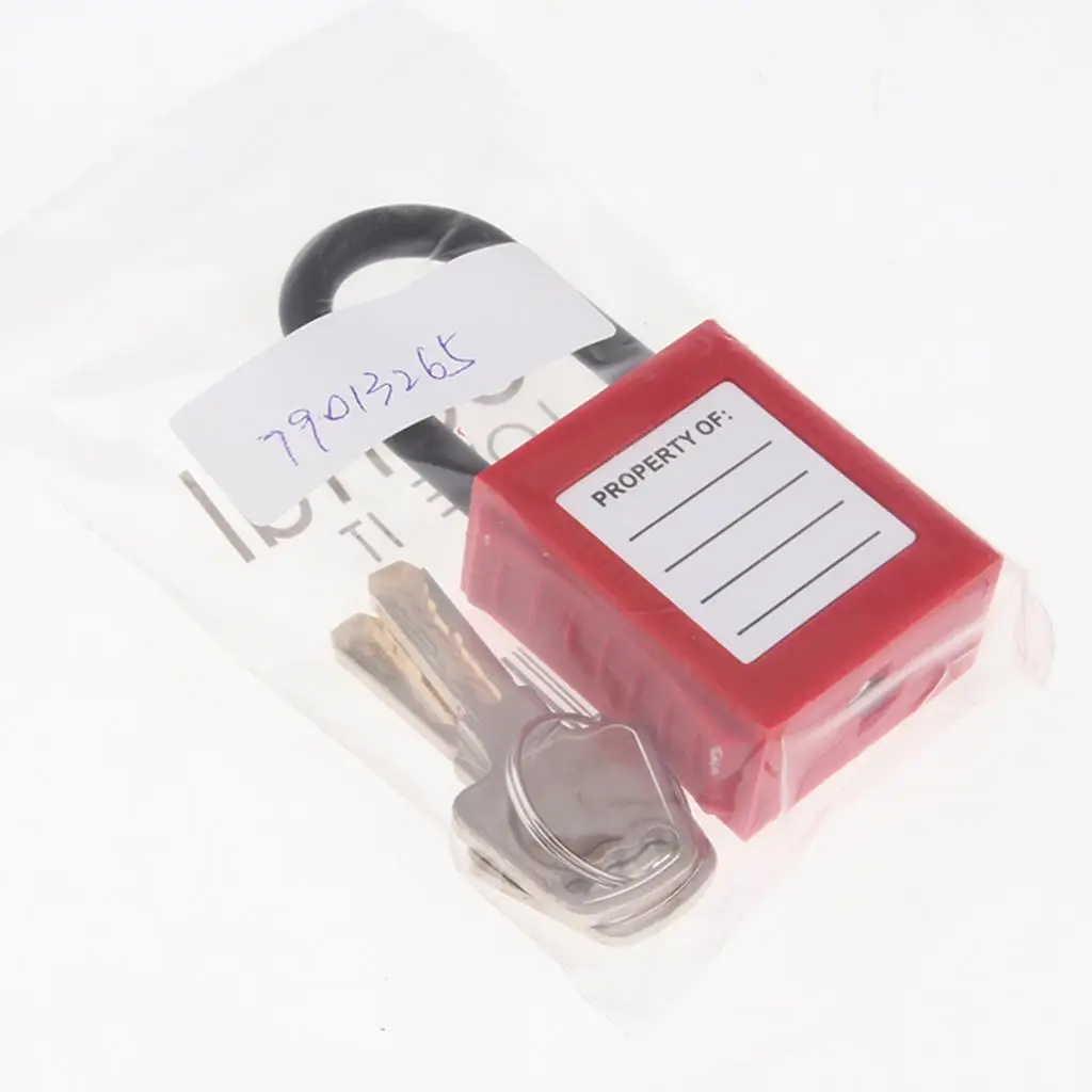 

Firm Safety Security Padlock Keyed Different With two keys PVC