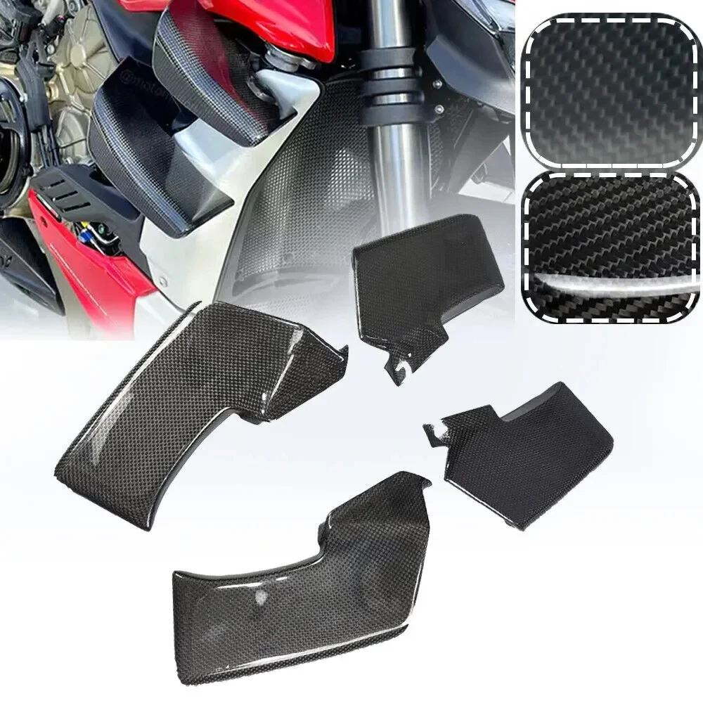 1/4 шт. мотоциклетные крылышки спойлер с болтами подходит для DUCATI Streetfighter V4 V4S V4SP