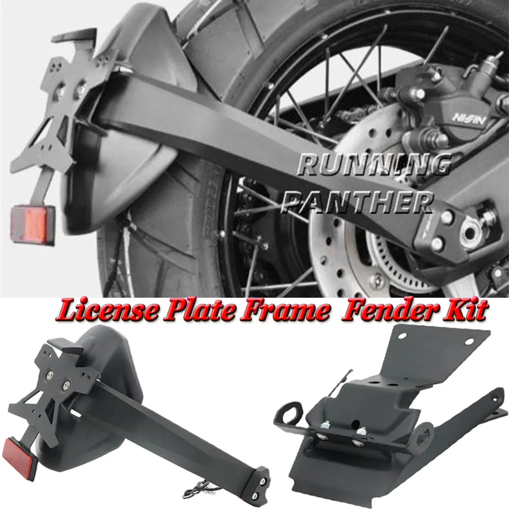 

For Honda X-ADV 750 FORZA 750 2021 2022 NEW Motorcycle License Plate Frame Holder Fender Kit