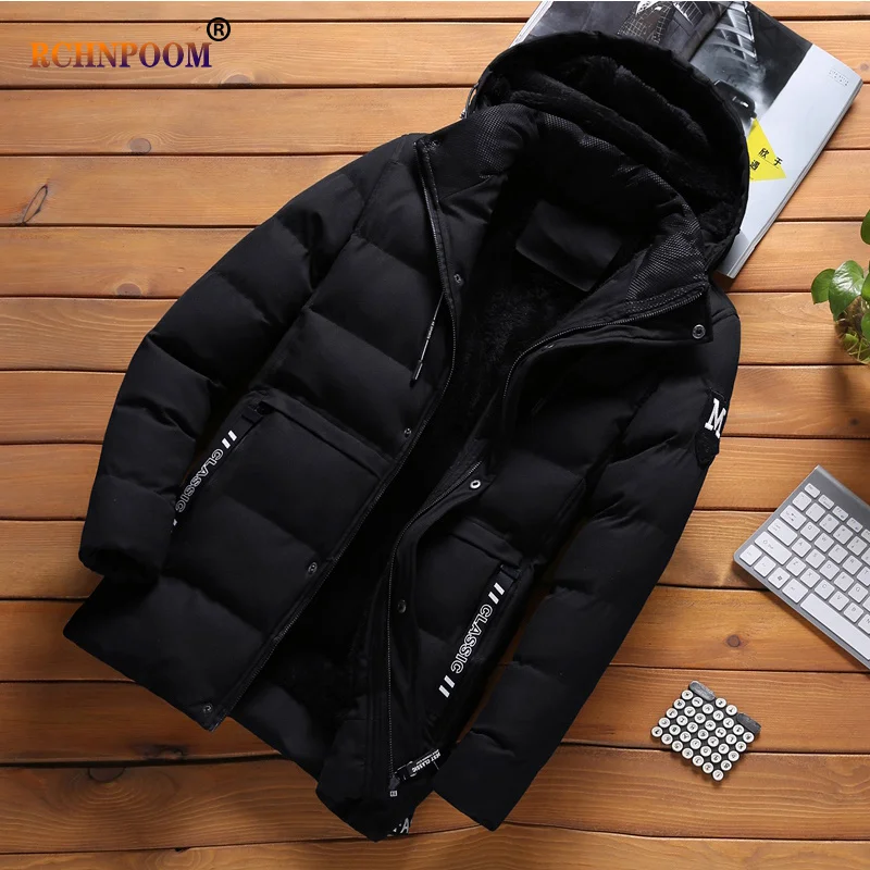 

Brand Men 2022 Winter Casual Thick Warm Windproof Parker Jacket Men Streetwear Fashion New High Quality Hooded Jacket Coatmen5Xl