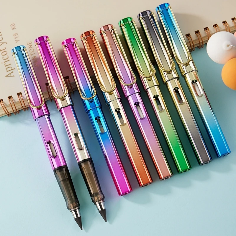 S No Sharpening Eternity Pencils No Ink Unlimited Writing Pencil Art Painting Supplies Novelty Gifts Stationery