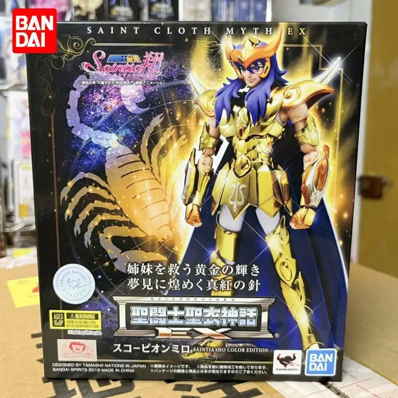 

Original BANDAI Saint Cloth Myth EX Scorpion Milo SAINTIA SHO Saint Seiya In Stock Anime Figures Model Toys Gift