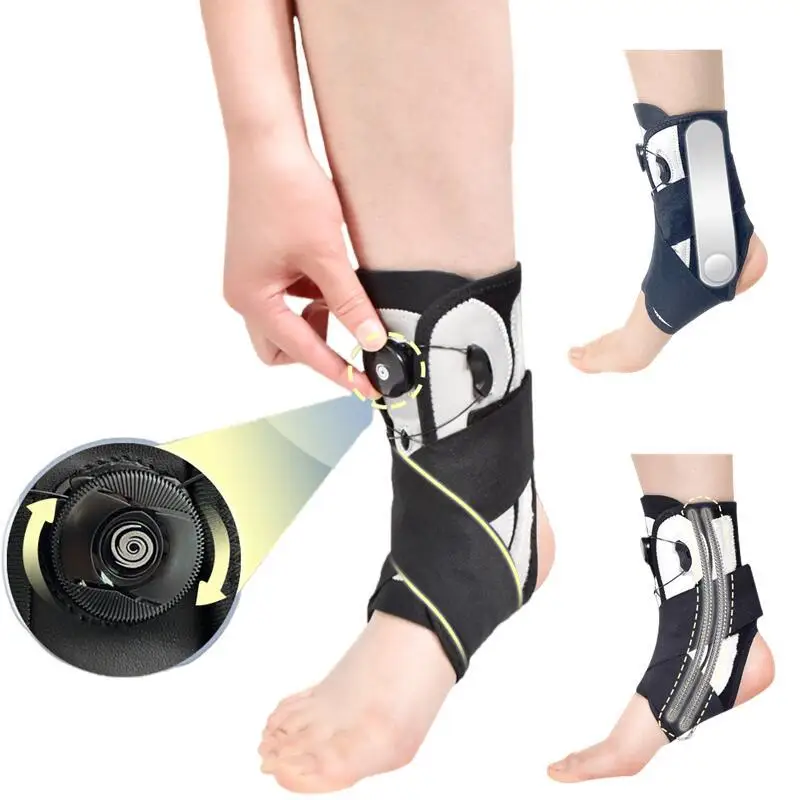 

1Pcs Spin System Ankle Support Strap Brace Protector Stabilizer Foot Guard Sprain Ankle Orthosis Bandage Wrap Joint Fixation