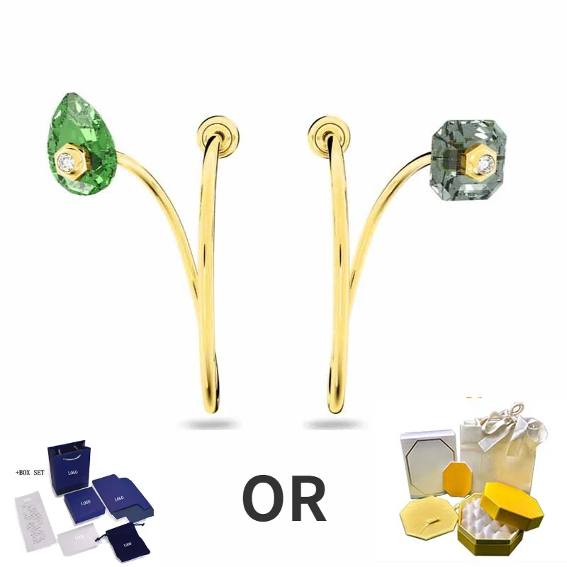 Новые Серьги В Форме Капли Nuissance С Асимметричным Дизайном Женские Романтические