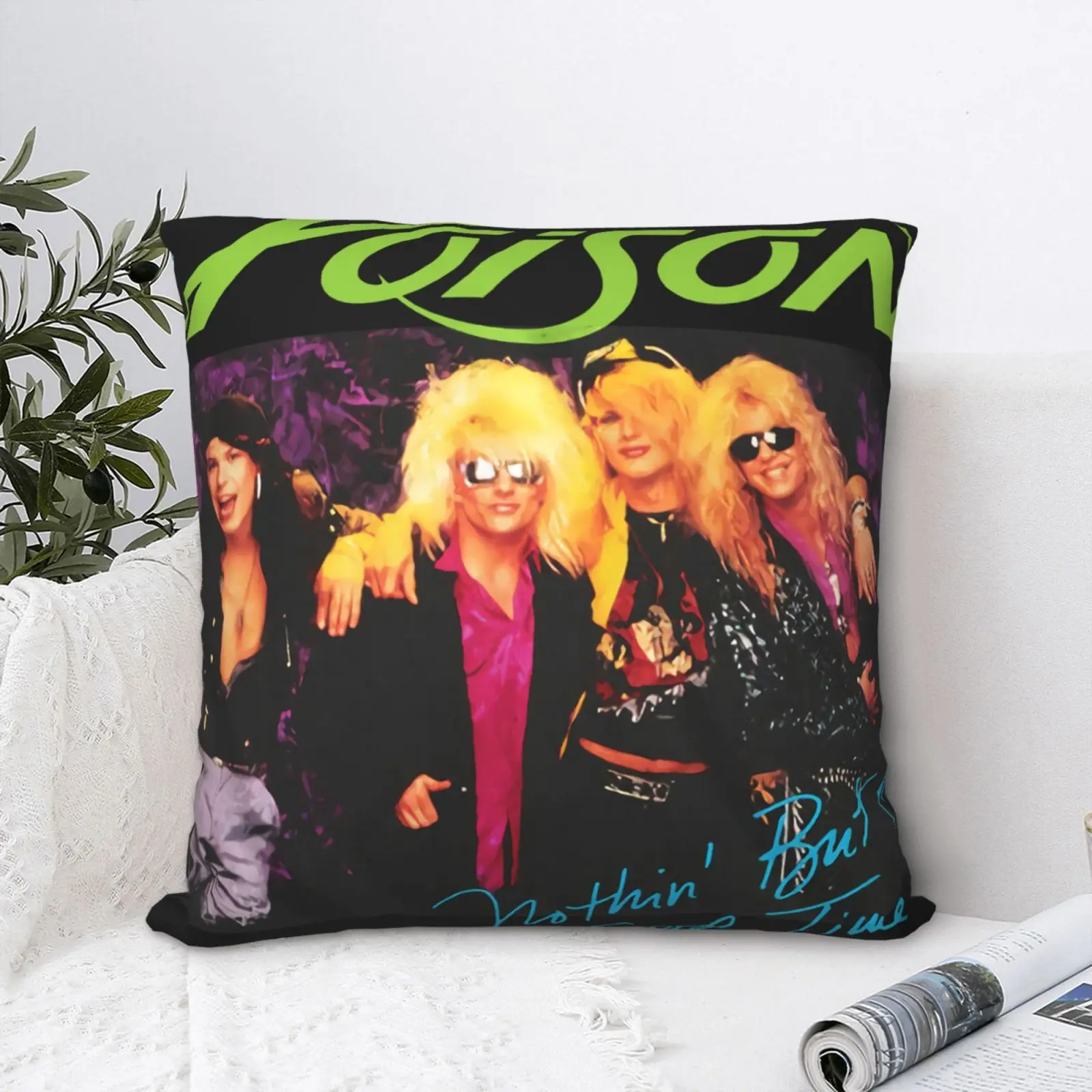 

Poison Nothin But A Good Time Pillow Case Anime Pillow Pillowcases For Pillows Cushion Of Sofa Pillowcases For Pillows Pillows