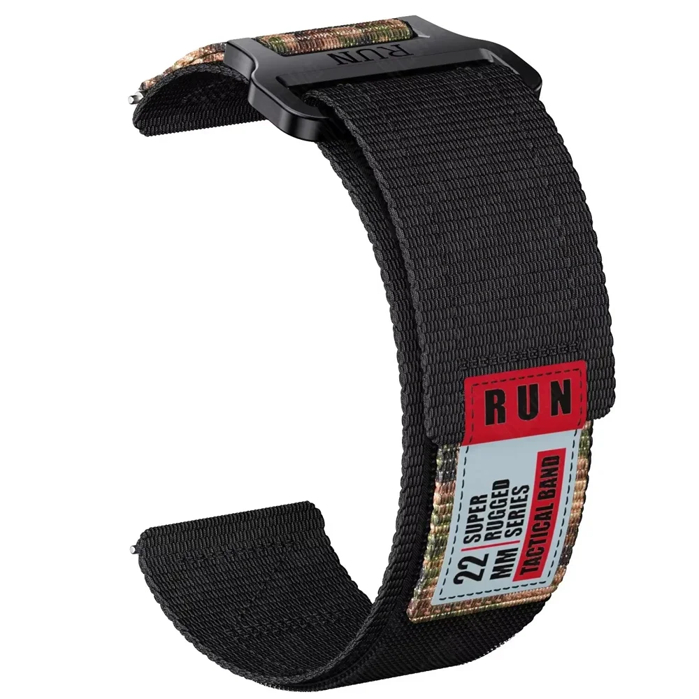 Фото Ремешок для часов 22 мм для Amazfit Bip 6, нейлоновый браслет для Amazfit Bip 5/Bip5 Unity/Balance/Cheetah, круглые ремешки Amazfit GTR 3 4 №4