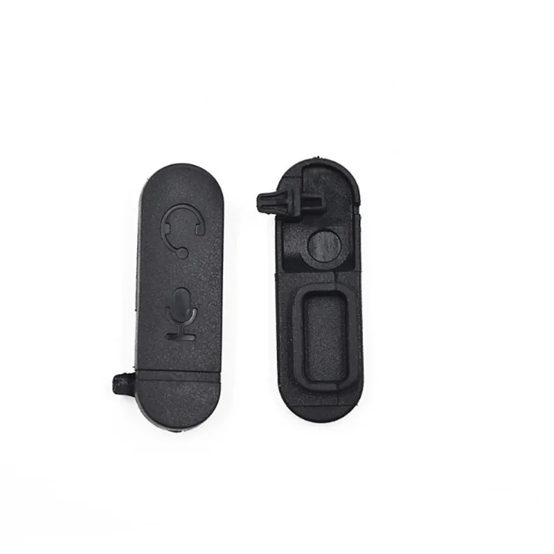 10pcs/Lot Walkie Talkie Headset Dust Side Cover for Motorola XiR P3688 CP200D DEP450 DP1400 Portable Radio Accessories