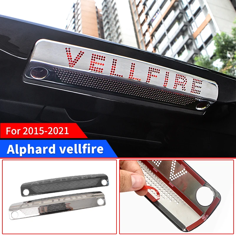 

Applicable to 2015-2021 Toyota Alphard Vellfire 30 High Stop Lamp Modified Rear Lamp Signal Light Warning Light Accessories