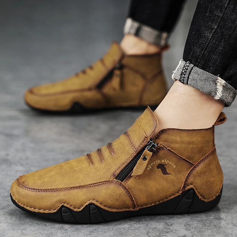 

Cross Border Men's Bean Shoes 2023 Spring and Autumn New Versatile Soft Sole Large Fashion Casual Anti Slip Shoes zapatillas