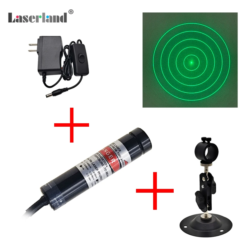 

DOE 650 нм 520 нм красный зеленый 5 колец концентрические круги решетка лазерный модуль дифракция для определения местоположения торта