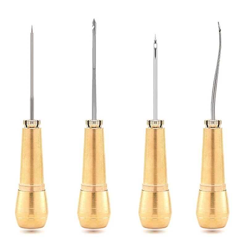 Набор Для Шитья Кожи Своими Руками С Костяной Ручкой Игла Нейлоновая Нить