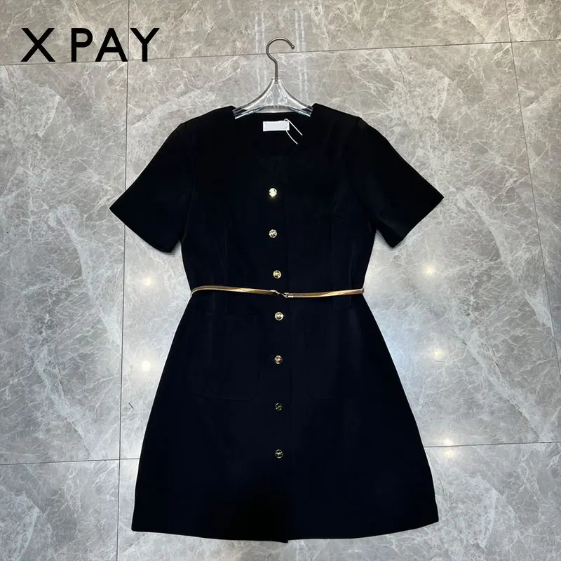 

Senior Sense Suit Dress Female Spring and Autumn 2023 New Professional Formal Temperament Closed Waist Sleeve Work Clothes