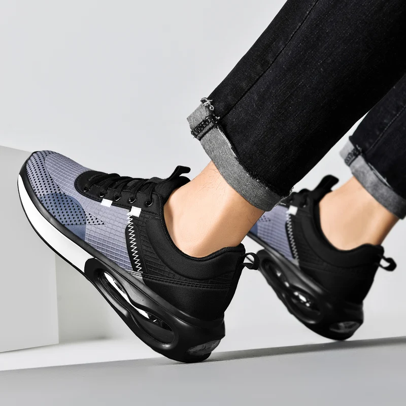 Original Brand Air Cushion Running Shoes for Men Unisex Sneakers Women Mesh Breathable Sports Shoes Fitness Travel Jogging Shoes