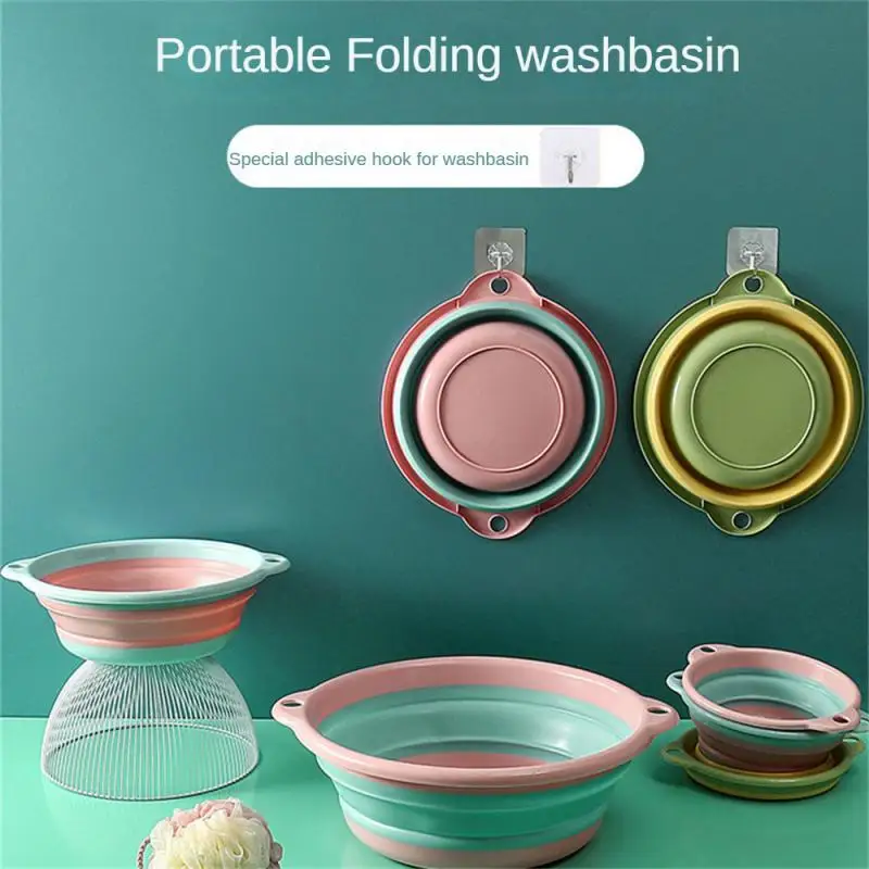 

Plastic Folding Basins Portable Wash Basins Folding Laundry Tub Adult Baby Bath Basin Bathroom Kitchen Accessories Wash Basin