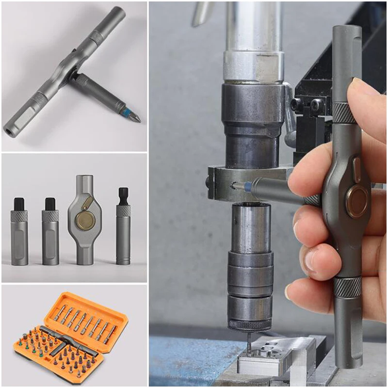 Экономичная храповая отвертка 42 в одном поворотная многофункциональная набор