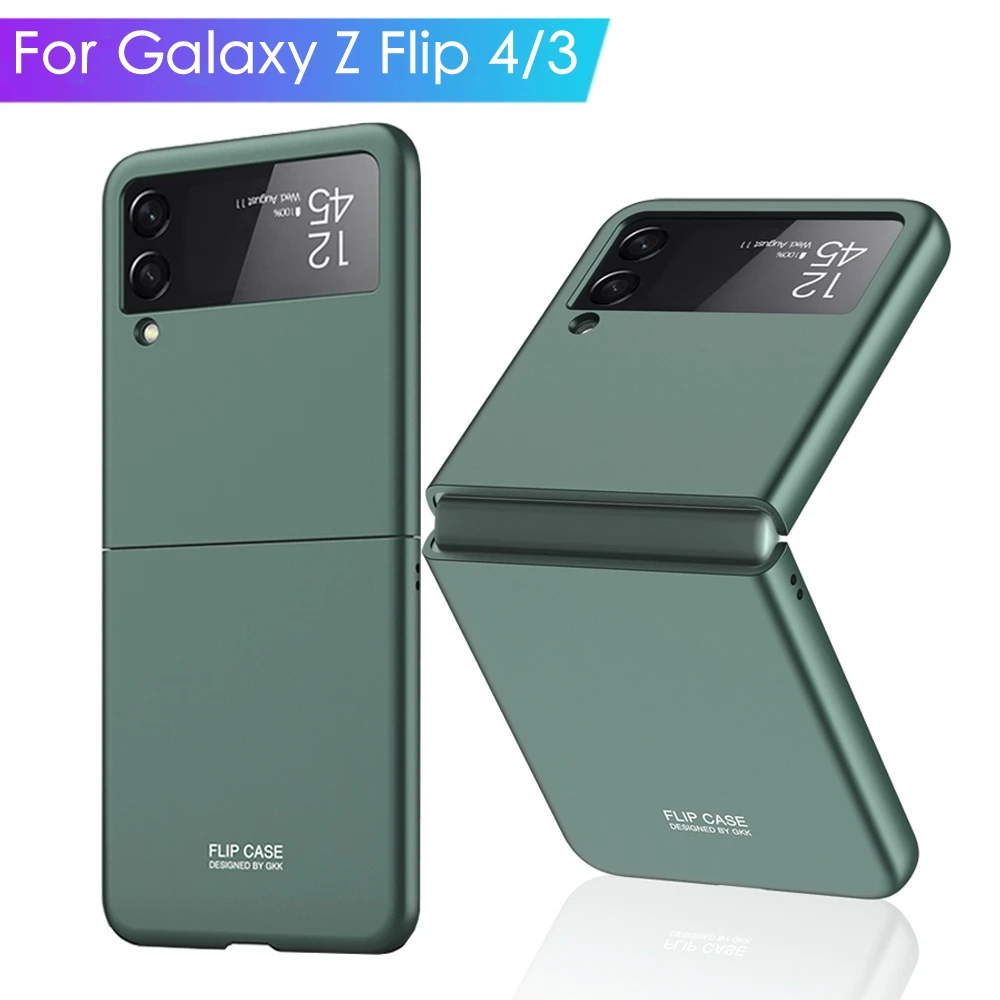 

Folding Matte Cover for Samsung Z Flip 3 4 5G Protective Case Shell Bumper For Samsung Galaxy Z Flip4 Flip3 Ultra Slim Cases