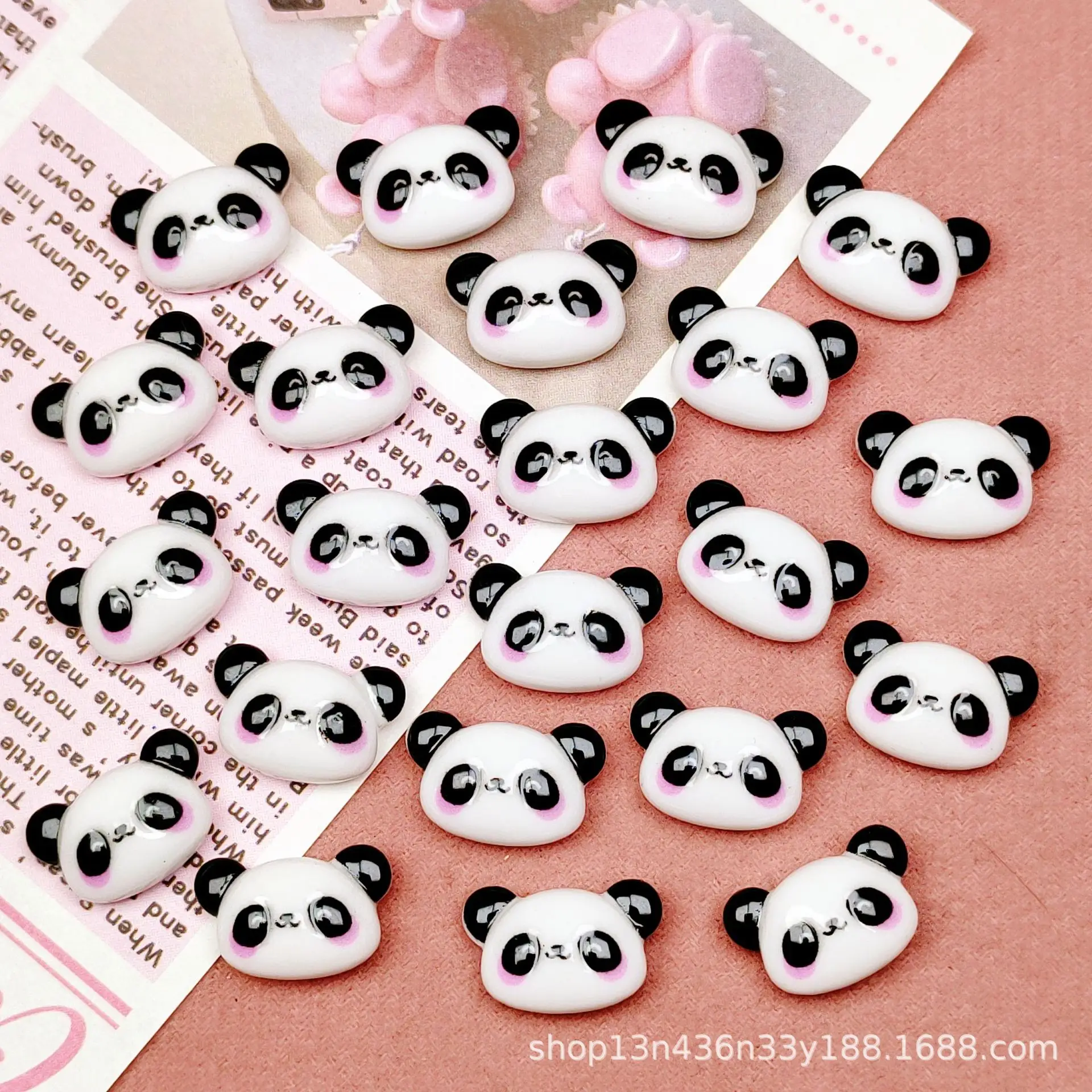 

10 шт., милый мультяшный мини-яркое лицо, маленький медвежонок, голова кошки, украшение из смолы, украшение для маникюра, ювелирные изделия, аксессуары для изготовления шпилек A126