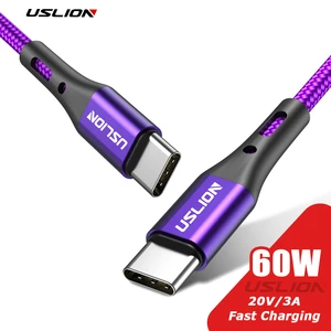 Image for USLION PD 60W USB C to Type C Cable QC 3.0 Fast Ch 