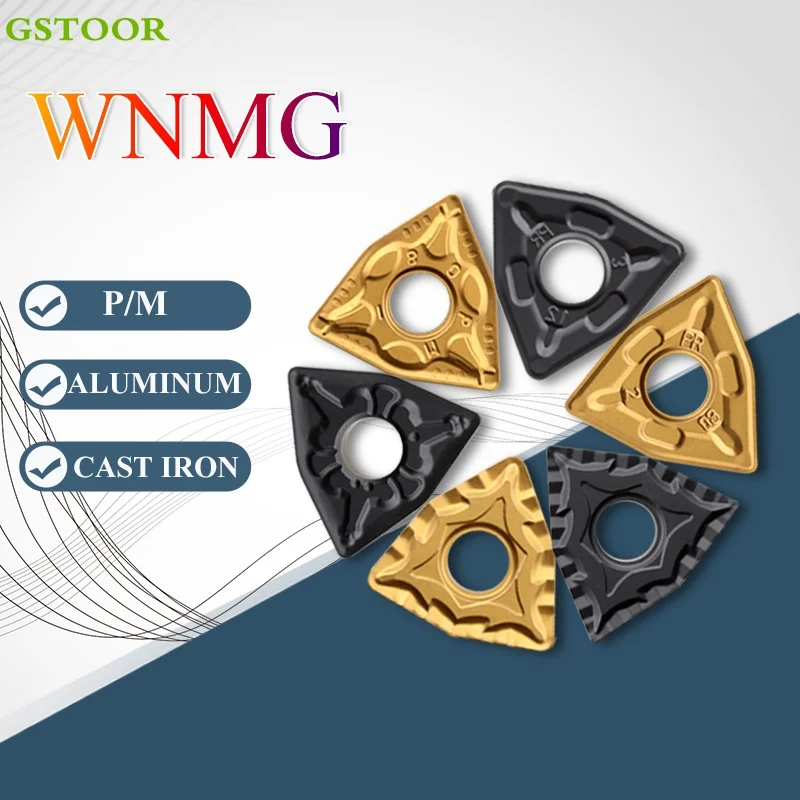 

WNMG080404 WNMG080408 WNMG080412 Токарные инструменты из твердого сплава MA/MA/MQ/HA/HS/TM/CQ/HQ Твердосплавные вставки Токарный станок с ЧПУ для резки снаружи