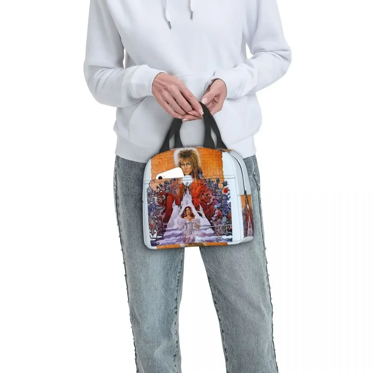 Сумка для ланча с лабиринтным рисунком Термоизолированный Ланч-бокс