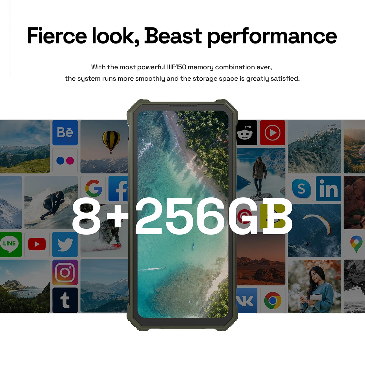 Прочный смартфон IIIF150 R2022 8 ГБ + 256 6 78 дюйма FHD 90 Гц IP68 водонепроницаемый 64 мп 20 МП