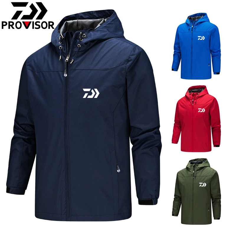 

Autumn Fishing Jackets Waterproof for Men Outdoor Camping Clothing Unisex Outerwear Mountaineering Windproof Coats Hiking Jacket
