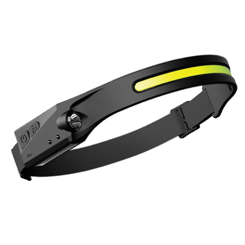 

New induction COB headlight maintenance detection USB charging night running light LED strong light