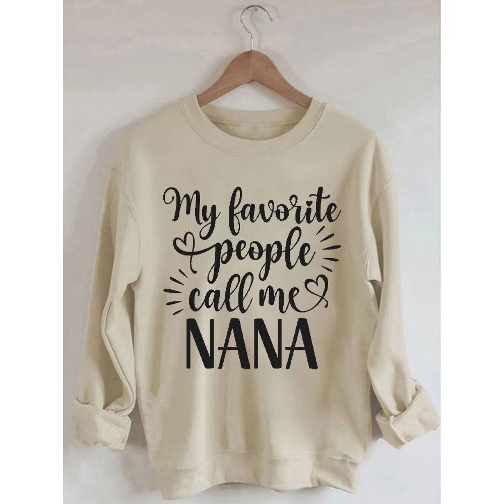 

Mothers Day Print Women's Cotton Female Cute Long Sleeves Sweatshirt