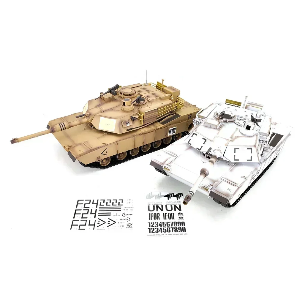 2024 Новый танк с дистанционным управлением Us M1a2 Abrams инфракрасная модель боевого