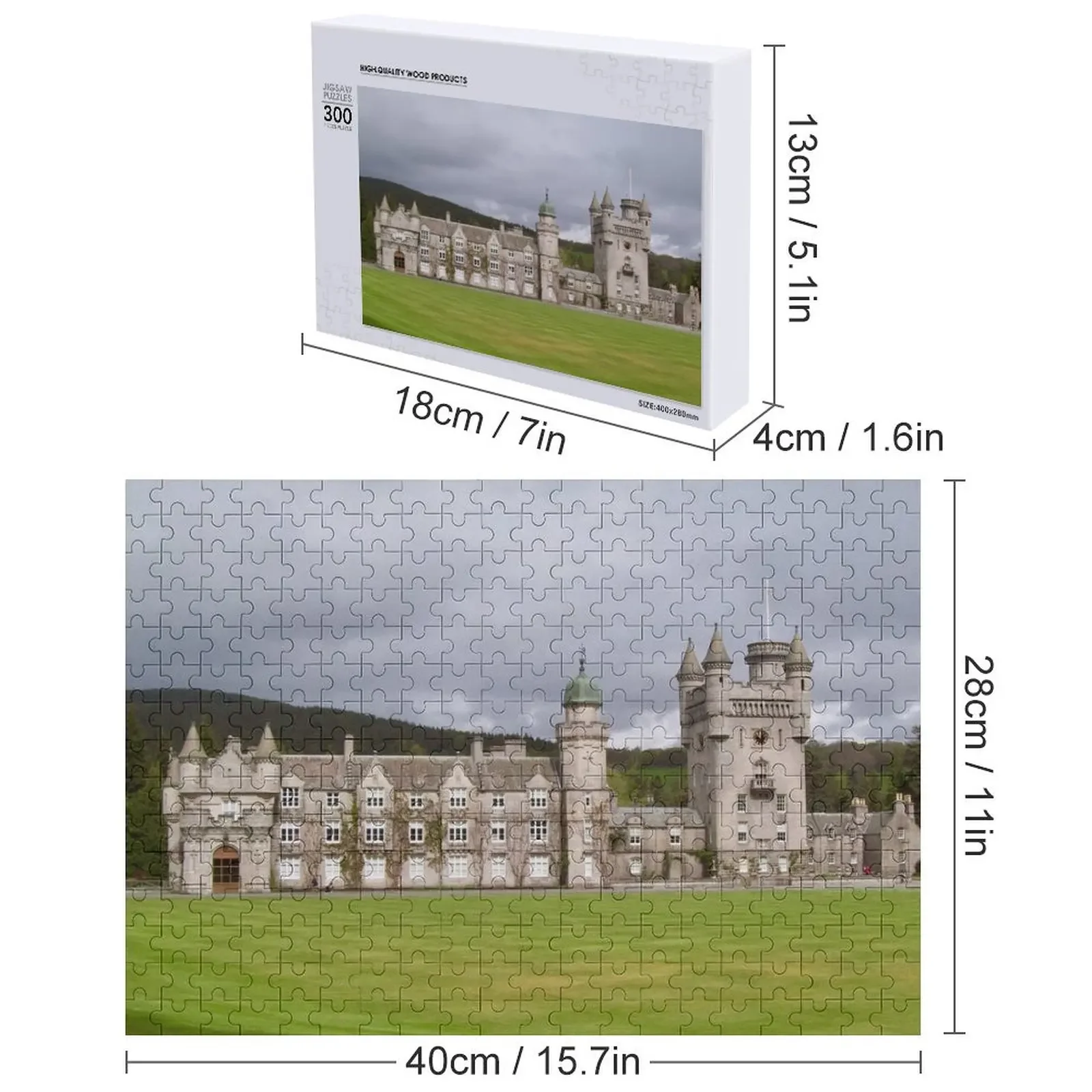 Фото Baloral замок, Ballater, aberdeenшир, Шотландия, Великобритания головоломка игра дети пользовательское имя Детская Игрушка Головоломка №5