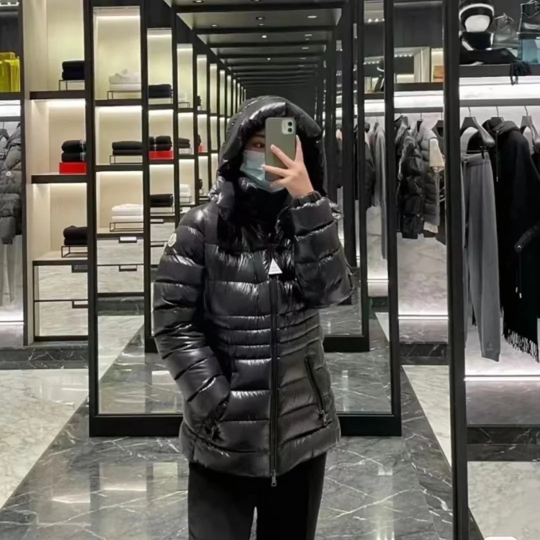 

2023 winter women's jacket PU coated loose casual women's hooded down jacket y2k clothes New fashion high quality coat bra