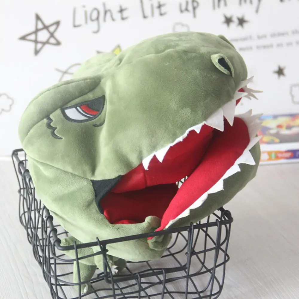 

Stuffed Plush Hat Funny Costumes Accessories Headgear Children Women Cosplay Cap Pros Hat Dinosaur Head Hat Plush Hat