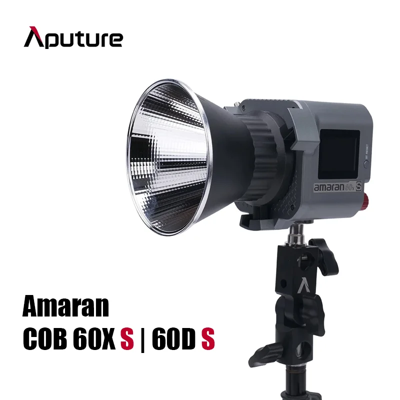 

Aputure Amaran COB 60x 60D S LED Video Light Studio Bi-Color LED COB light 2700K~6500K 60W Photography Lighting App Control