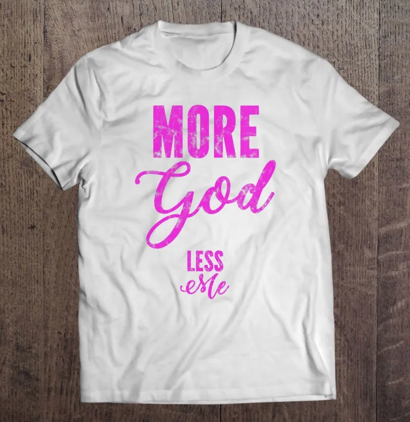 

Женские розовые футболки с надписью More God Less Me, футболка оверсайз, мужские футболки, футболки с коротким рукавом, мужские рубашки, Мужская хл...