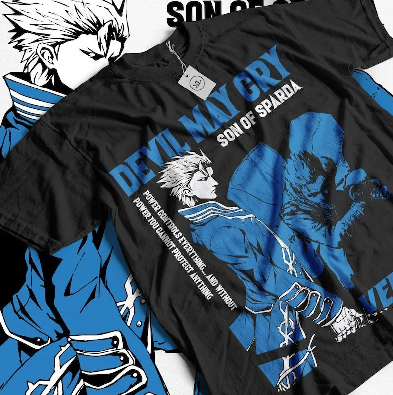 Футболка унисекс Virgil Devil Trigger May Cry DMC3 премиум-класса