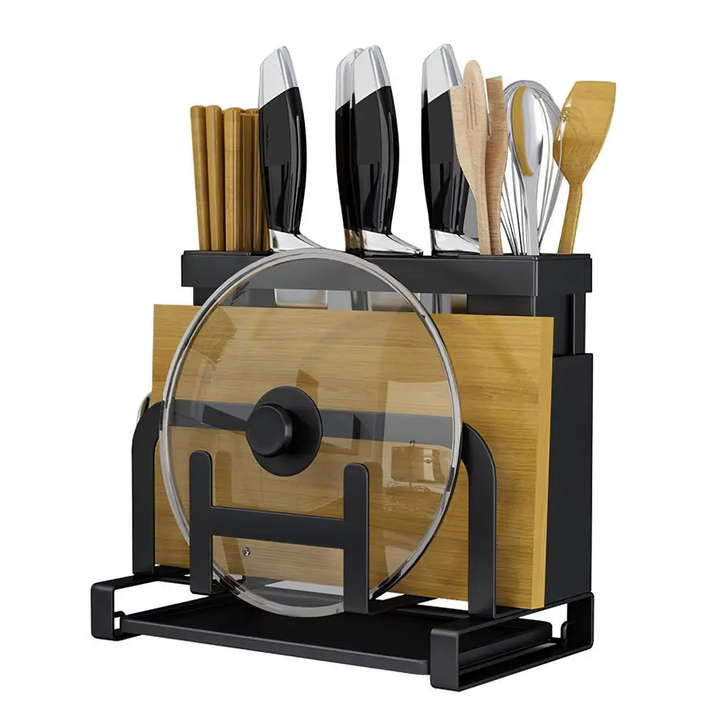 

Slicer Rack Slicing Board Carbon Steel Detachable Multipurpose Safety Home Supplies Storage Stand Kitchen Gadget Type 1