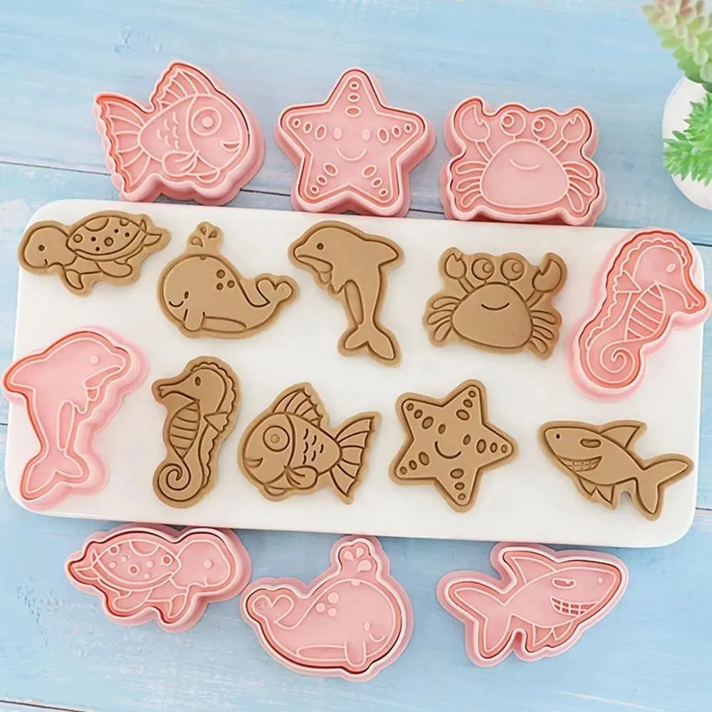 

Cartoon Animal 8Pcs Fondant Accessories Baking Supplies Bakeware Kitchen Pastry Mold Biscuit Moulds Dies Cookie Cutter