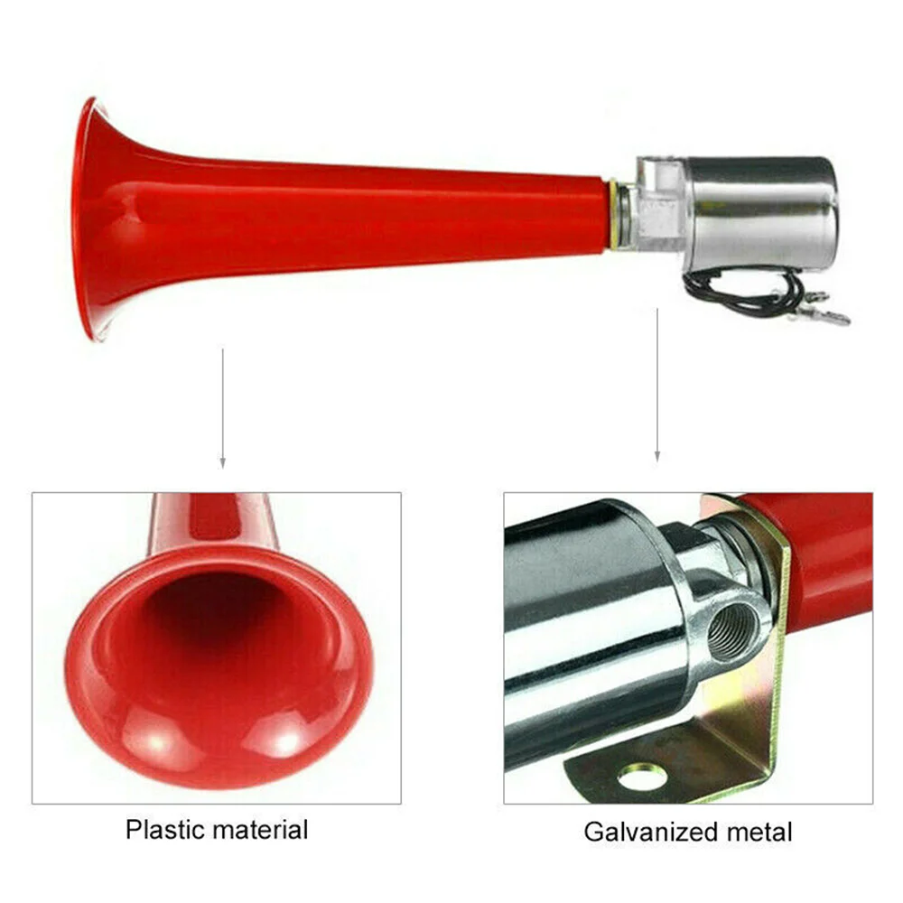 Электрический воздушный гудок дБ громкий автомобильный мощный сигнал колонка