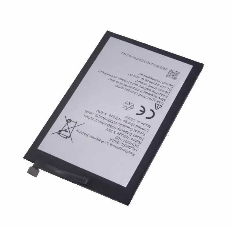 Аккумулятор BL-58BX 6000 мАч 23 1 Втч для infinix X680 Hot 9 Play 10 X688B X688C Smart 5 India hot 11 X689F