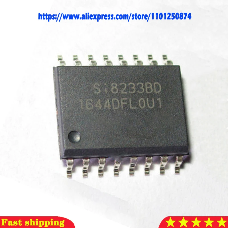 

2 шт./лот SI8233 SI8233BD SI8233BD-C-IS лапками углублением SOP-16 в наличии