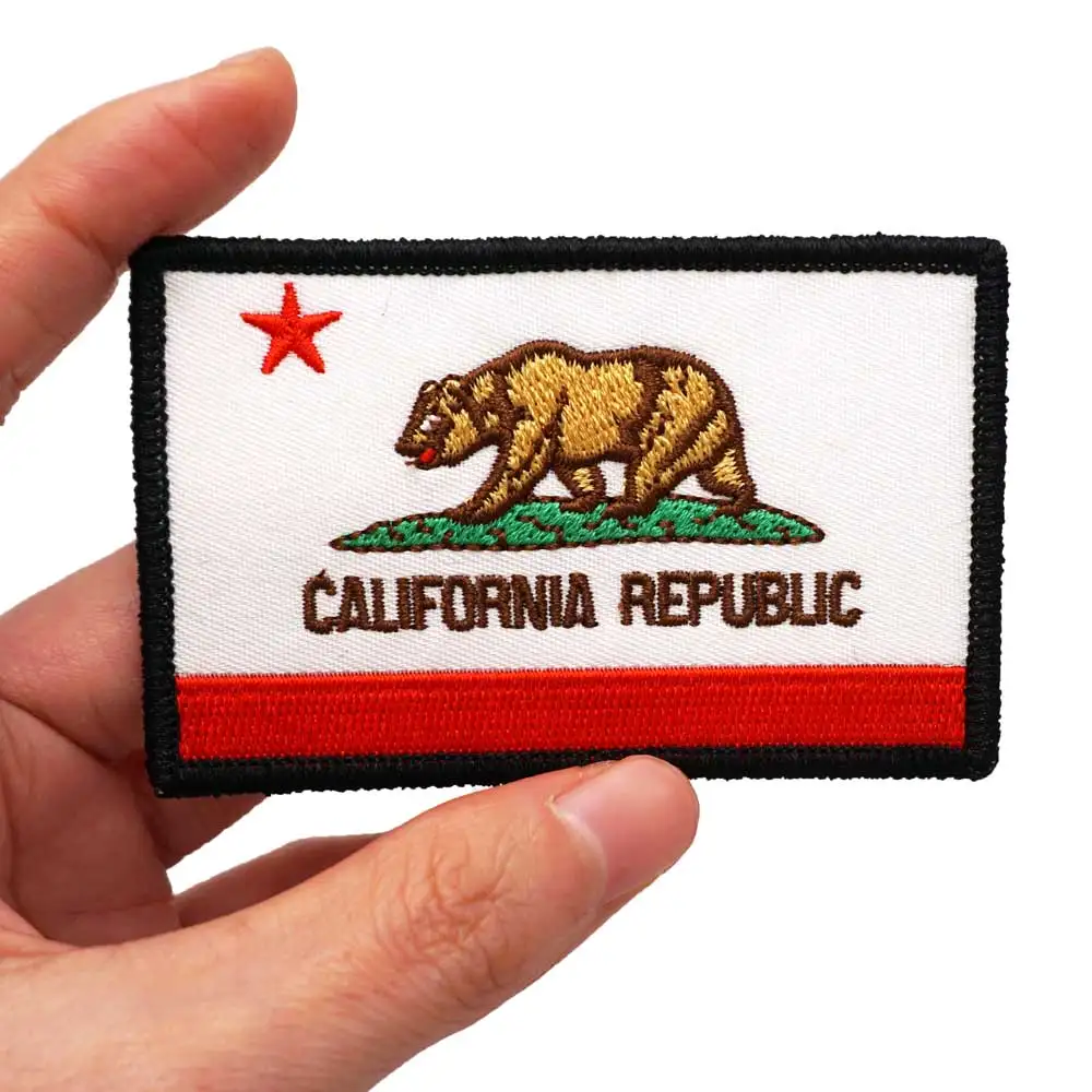 Нашивка-крючок и петля для вышивания в Калифорнийской Республики