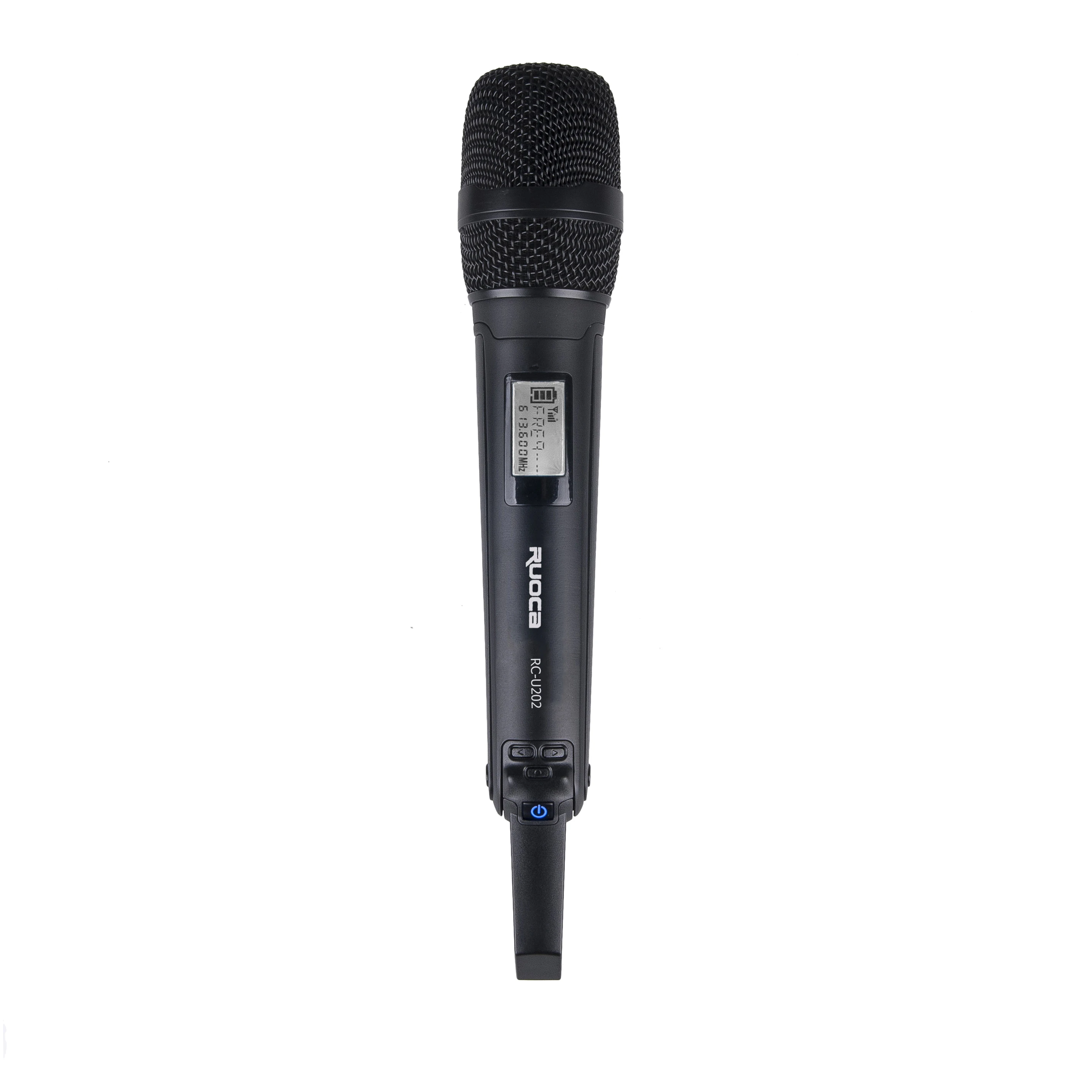 

Karaoke receiver hot sale professional UHF Dual-channel wireless microphone