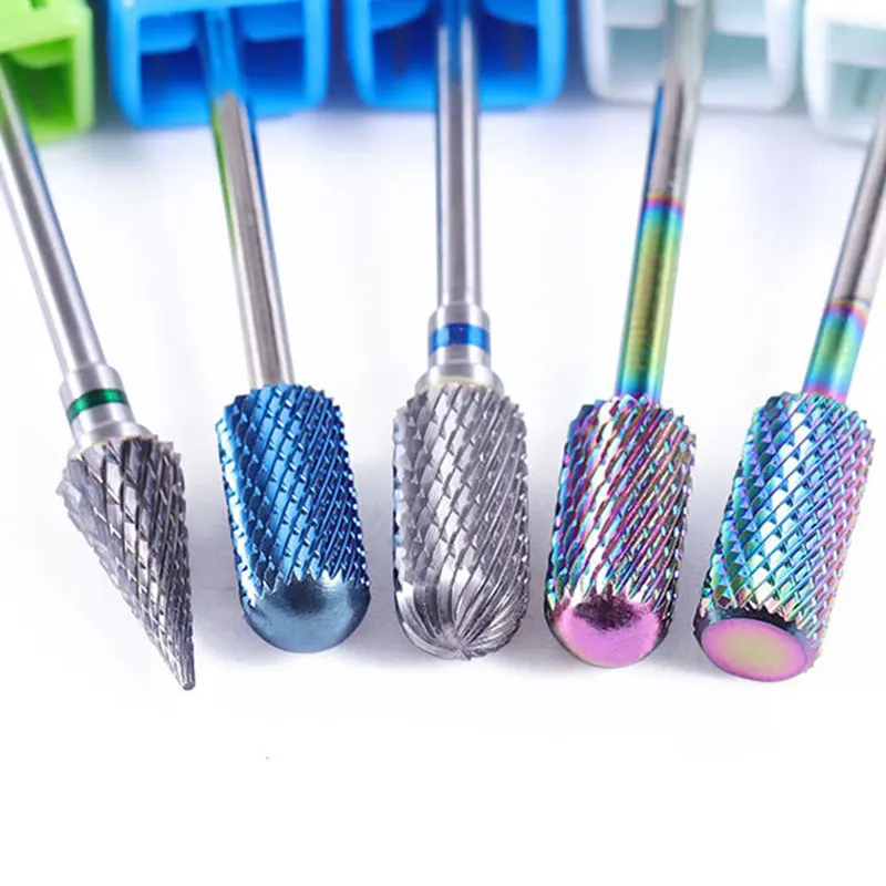 

20 Types Tungsten Nail Drill Bits Heads Sanding For Nail New Drill Bit For Gel Polish Removal Carbide Manicure Milling Cutters