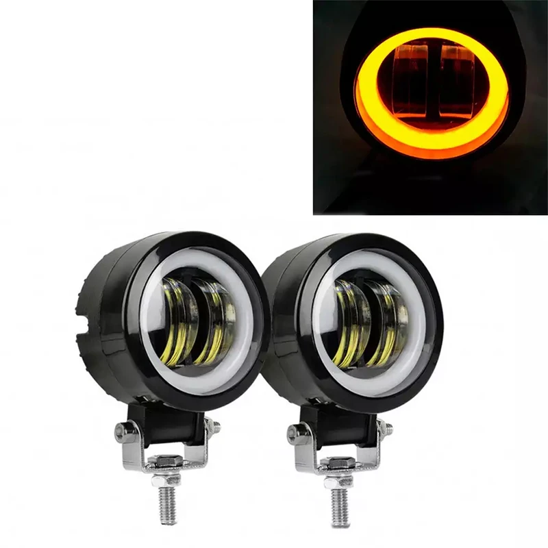 

Противотуманная фара квадратная или круглая для автомобилей и электросамокатов Arctic 12-24 В, Arctic V3+, линзы