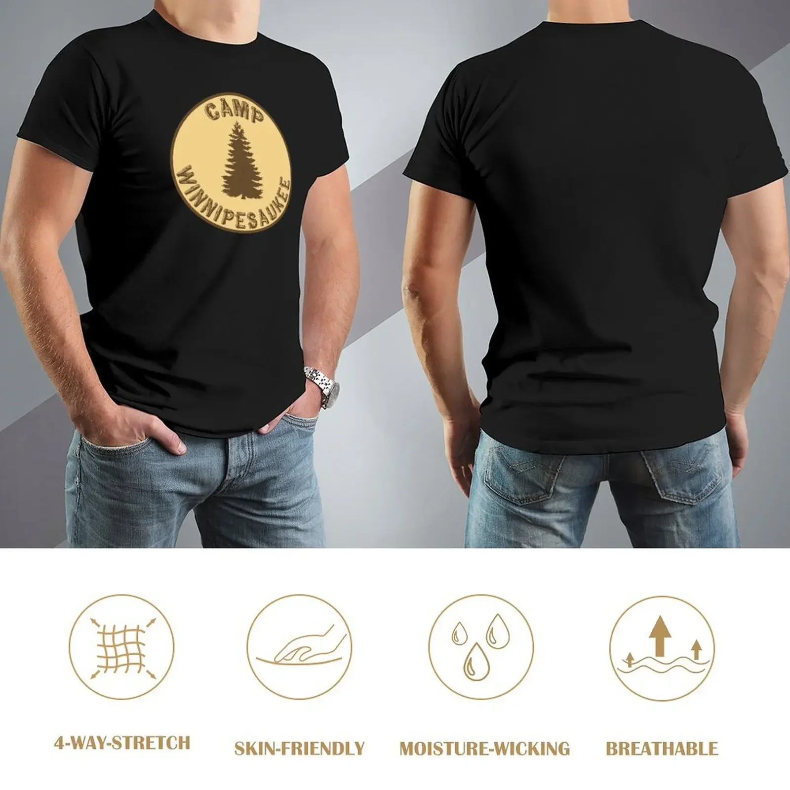 CAMP WINNIPESAUKEE футболка на заказ летняя рубашка для мальчика забавные подарки
