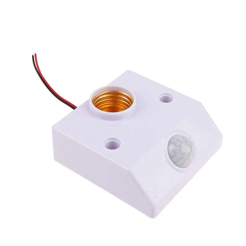 

Lamp Holder Nut Socket With PIR Motion Sensor Switch Bulb Socket AC 90V-250V New