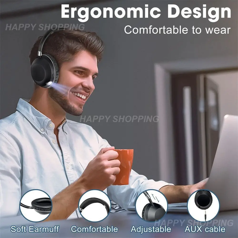

Noise Cancelling 5.1 Earphone Over-head 5.1 Noise Cancellin Sports Headset Earphone Support Tf Memory Card