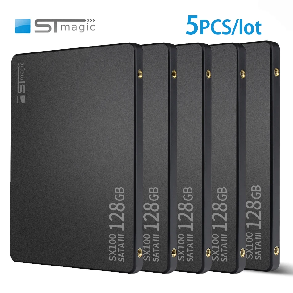 5PCS STmagic SSD 120GB 240GB 256GB 512GB 1TB Desktop 2.5 Inch SATA III HDD Hard Disk HD Notebook PC Internal Solid State Drive